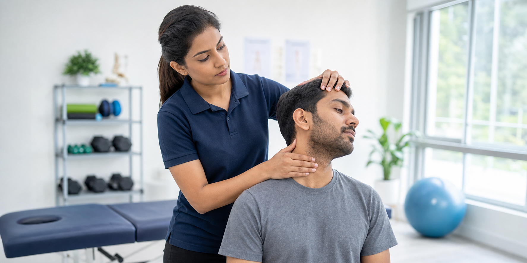 Cervical pain physiotherapy treatment in Lucknow at PHYSIOCARE Physiotherapy